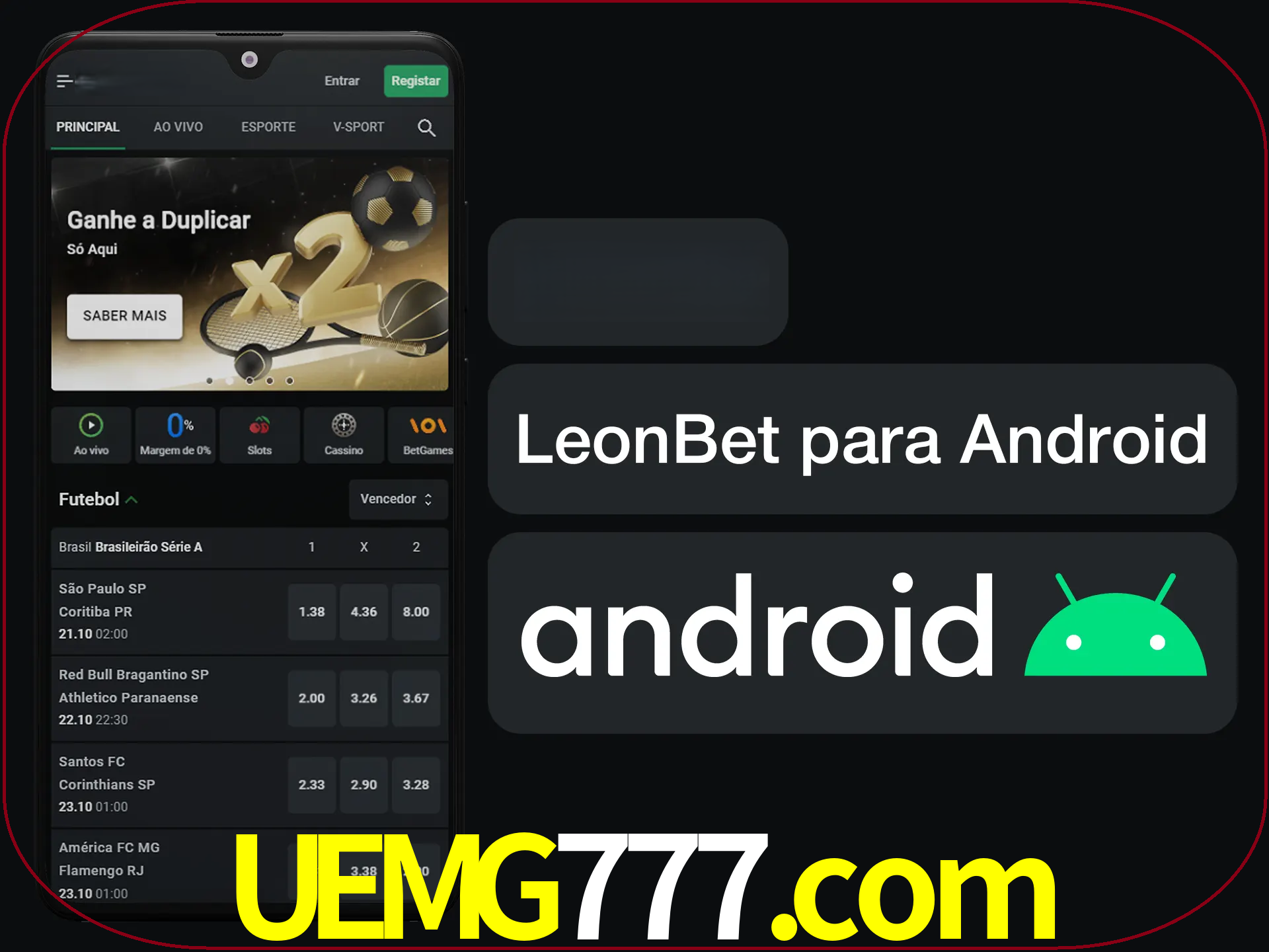 Adquira sua versão poket de LeonBet.
